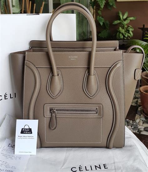 celine micro luggage souris|Celine.